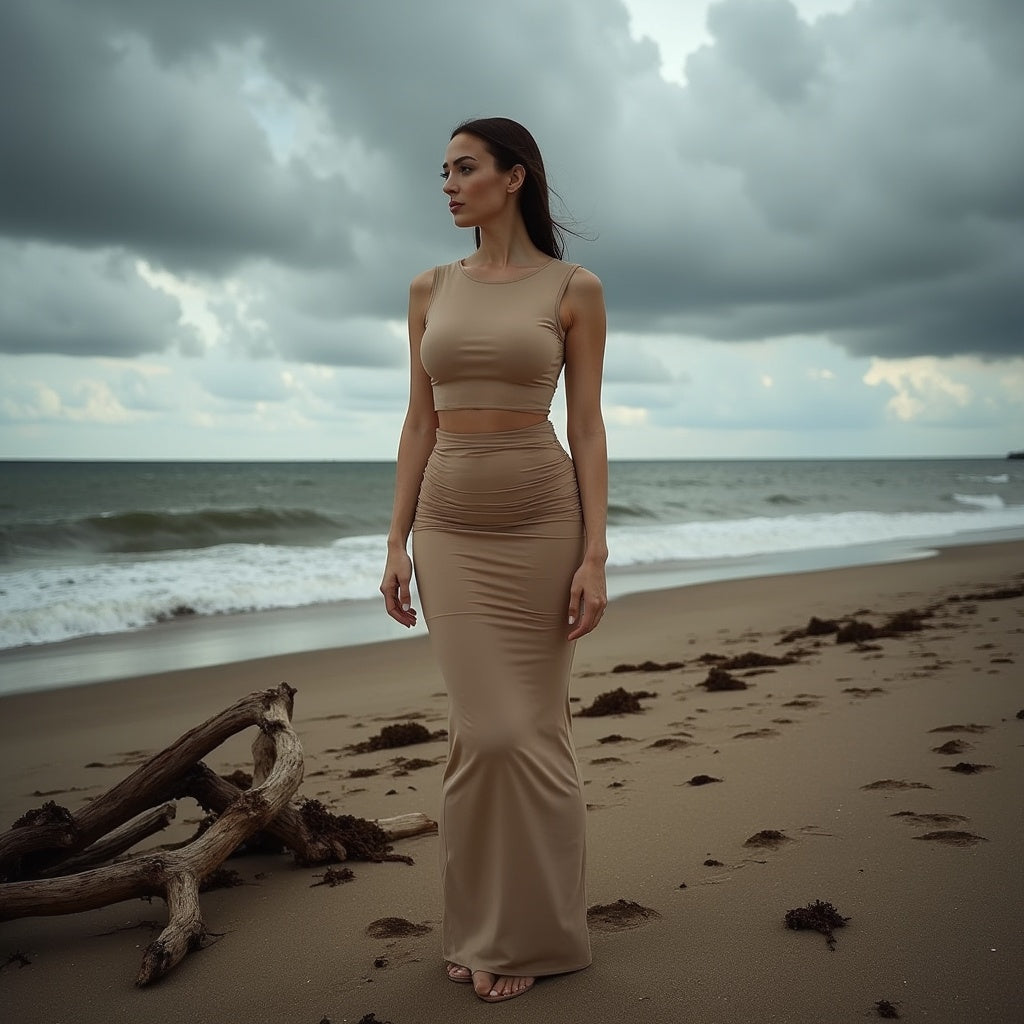 Tank & Skirt Set: Simple & Chic